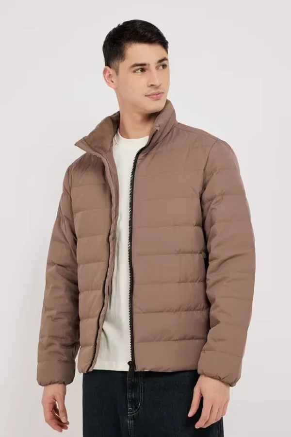 A24326961PBXBRO_BROWN.webp Regular Fit Men's Casual Jacket