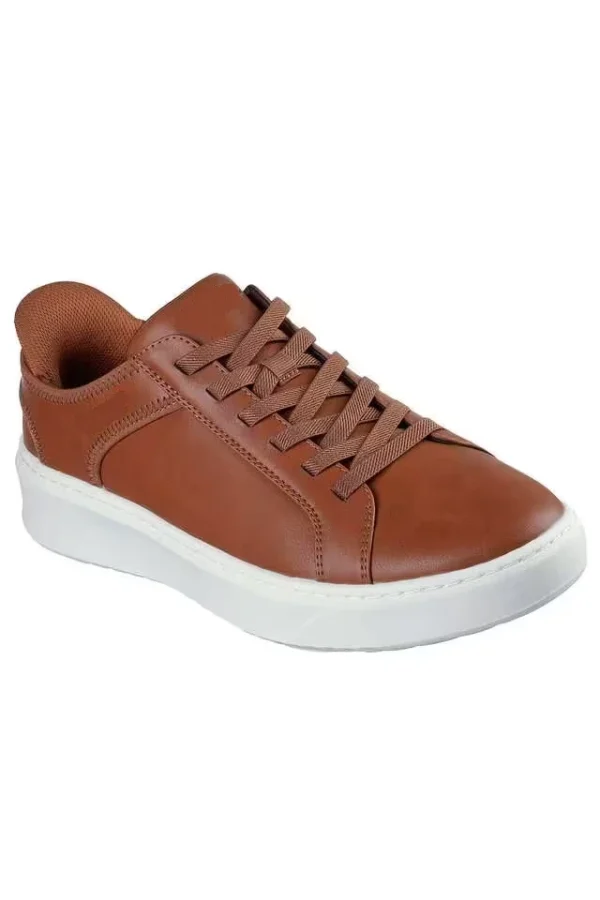 FMSK183177COG_COGNAC.webp Court Break - Double Vented Blended Slip-on Men's Sneakers