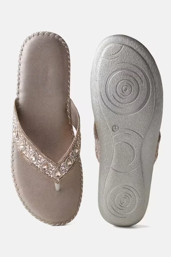 FWHCA22122997_ROSE_GOLD_alt5.webp PU Slipon Women Casual Wear Flats